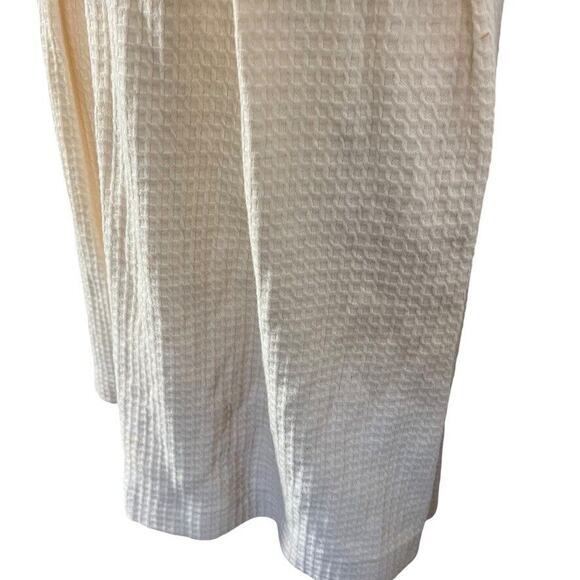 Deletta Anthropologie Womens Cream Textured Knit Sweetheart Neck Party Dress M - Picture 8 of 16